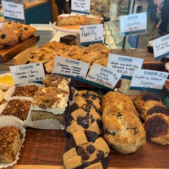 Claudine Artisan Kitchen & Bakeshop - More of the Baked Goods in the case. - Cafes Near Me - Encino, California Claudine Artisan Kitchen & Bakeshop - More of the Baked Goods in the case. - Cafes Near Me - Encino, California