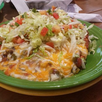 Billy's Long Bar - Navajo taco, non-drooling side of the plate. - Bars Near Me - Albuquerque, New Mexico