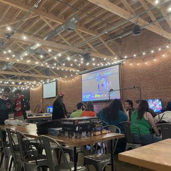 Guildhouse - Interior - big screens displaying streams - Bars Near Me - San Jose, California Guildhouse - Interior - big screens displaying streams - Bars Near Me - San Jose, California