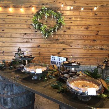 Rocky River Vineyards - View of the dessert table - Wineries Near Me - Midland, North Carolina Rocky River Vineyards - View of the dessert table - Wineries Near Me - Midland, North Carolina