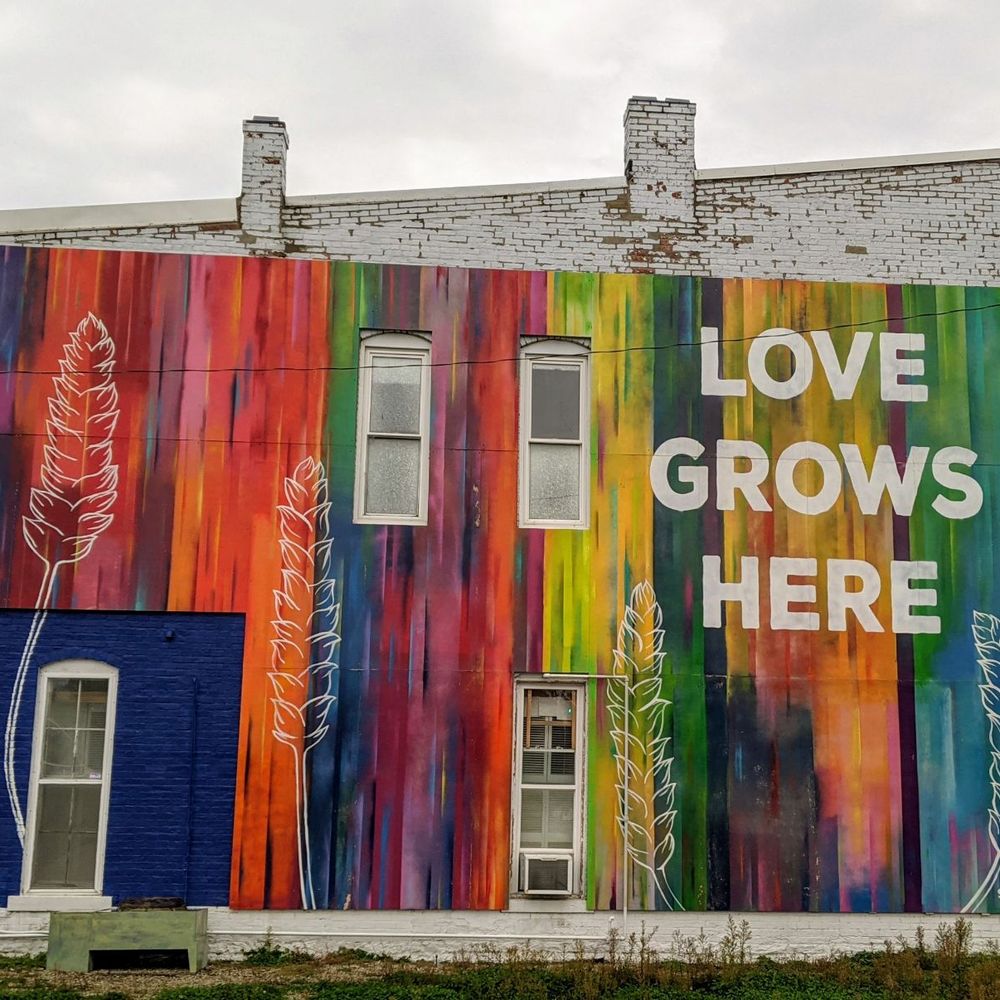 Love Grows Here - Public Art Near Me - Greensburg, Indiana Love Grows Here - Public Art Near Me - Greensburg, Indiana