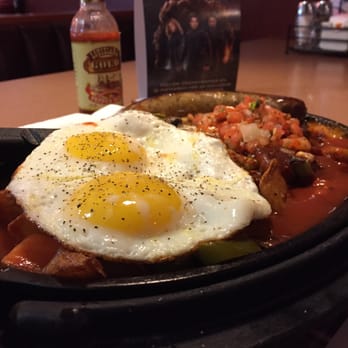 Denny's - The Human Torch Skillet w/xtra heat in the side - American Near Me - Manassas, Virginia Denny's - The Human Torch Skillet w/xtra heat in the side - American Near Me - Manassas, Virginia