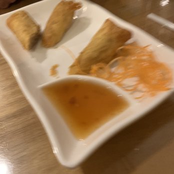 Kirin China Grill - Egg rolls there were more but we ate them - Chinese Near Me - Spring Hill, Florida