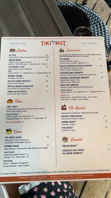 Menu photo 2 Tiki Hut Hilton Head Island, SC Menu photo 2 Tiki Hut Hilton Head Island, SC