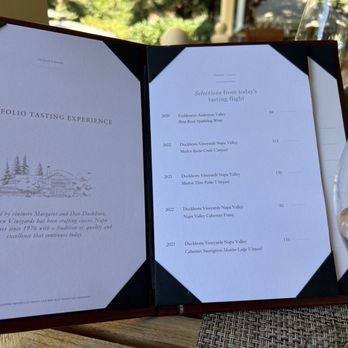 Duckhorn Vineyards - Today's tasting flight - Wineries Near Me - Saint Helena, California Duckhorn Vineyards - Today's tasting flight - Wineries Near Me - Saint Helena, California