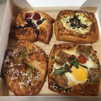 Petit Pierre Bakery - Croissants 4 ways: Cream cheese & Berries, Spinach & Feta, Sausage & Egg and Baklava - Bakeries Near Me - Seattle, Washington Petit Pierre Bakery - Croissants 4 ways: Cream cheese & Berries, Spinach & Feta, Sausage & Egg and Baklava - Bakeries Near Me - Seattle, Washington