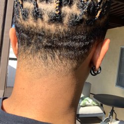 Star Barber - Back view of taper