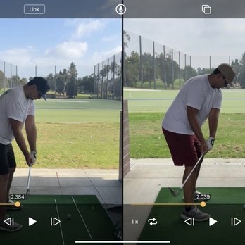 Fourth Round Golf - Brandon came in looking for more solid contact. We worked on getting less loft through transition by creating a few different "feels" - Golf Lessons Near Me - Los Angeles, California Fourth Round Golf - Brandon came in looking for more solid contact. We worked on getting less loft through transition by creating a few different "feels" - Golf Lessons Near Me - Los Angeles, California