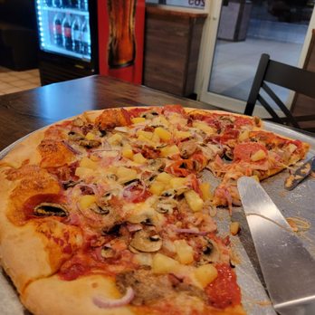 Vito's Pizza - a half eaten pizza on a pan - Pizza Near Me - Mechanicsburg, Pennsylvania Vito's Pizza - a half eaten pizza on a pan - Pizza Near Me - Mechanicsburg, Pennsylvania