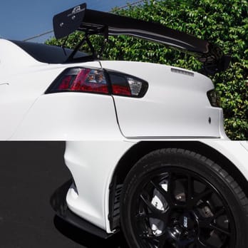 Boden Autohaus - APR wing and splitter, LED tails, and white powder coated brembos I had done at Boden. - Auto Parts & Supplies Near Me - Irvine, California
