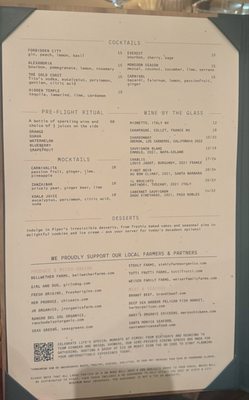 Menu photo 5 Piper Oceanside, CA