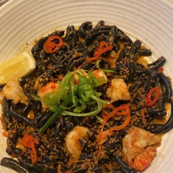 OLIVIA - Squid ink casarecce - Italian Near Me - Tampa, Florida OLIVIA - Squid ink casarecce - Italian Near Me - Tampa, Florida