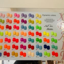 Gel color summer bright neon