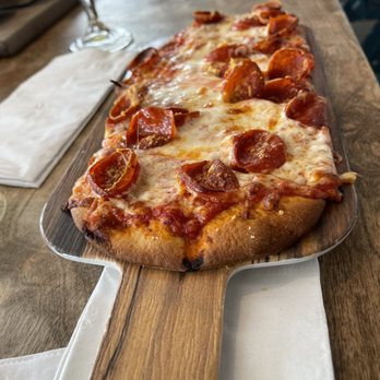 Ballast Point Brewing Long Beach - Pepperoni Flat Bread - Breweries Near Me - Long Beach, California
