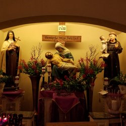 Saints Cyril & Methodius - One of two beautiful side altars in the back of the church.