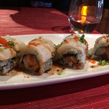 Fusion Japanese Steakhouse - Monster roll! So good, listed under "special rolls" - Japanese Near Me - Washington, Pennsylvania Fusion Japanese Steakhouse - Monster roll! So good, listed under "special rolls" - Japanese Near Me - Washington, Pennsylvania