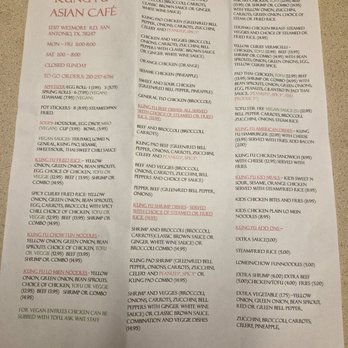 Kung Fu Asian Cafe - Menu - Asian Fusion Near Me - San Antonio, Texas Kung Fu Asian Cafe - Menu - Asian Fusion Near Me - San Antonio, Texas