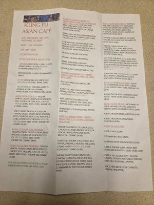 Menu photo 1 Kung Fu Asian Cafe San Antonio, TX Menu photo 1 Kung Fu Asian Cafe San Antonio, TX