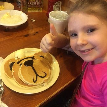Flapjack's Pancake Cabin - Thumbs up for #bearpancakes...the breakfast joints all seem the same...flapjacks is a step above check them out - Breakfast & Brunch Near Me - Pigeon Forge, Tennessee