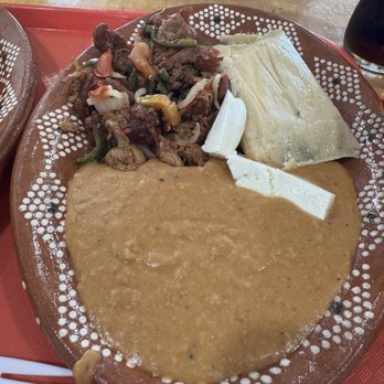 Algo Bien Sinaloense - Chicharon, tamale de elote and frijoles - Fast Food Near Me - Colton , California