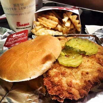 Chick-fil-A - #1 combo chicken sandwich with the drink upgraded to a frozen lemonade! - Fast Food Near Me - Bellevue, Washington Chick-fil-A - #1 combo chicken sandwich with the drink upgraded to a frozen lemonade! - Fast Food Near Me - Bellevue, Washington