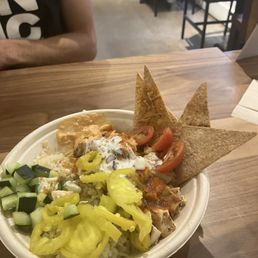 Hot honey chicken bowl Hot honey chicken bowl