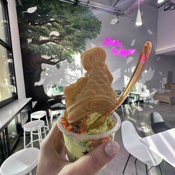 Devil & Angel Desserts - Pistachio Ice Cream! - Bubble Tea Near Me - Concord, California Devil & Angel Desserts - Pistachio Ice Cream! - Bubble Tea Near Me - Concord, California