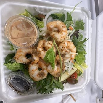 Jolene's - Ewa Beach - Butter shrimp salad. Get it! - Burgers Near Me - Ewa Beach, Hawaii