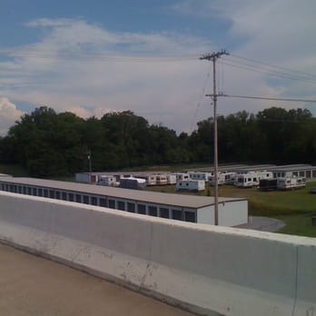 Cherry Station Self Storage - View of Self Storage from 374 overpass bridge - Self Storage Near Me - Clarksville, Tennessee Cherry Station Self Storage - View of Self Storage from 374 overpass bridge - Self Storage Near Me - Clarksville, Tennessee
