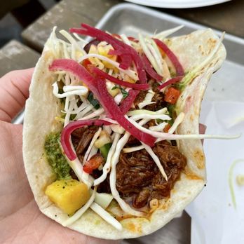Nyam Sunshine Cuisine - The Texan taco - Food Trucks Near Me - Austin, Texas Nyam Sunshine Cuisine - The Texan taco - Food Trucks Near Me - Austin, Texas