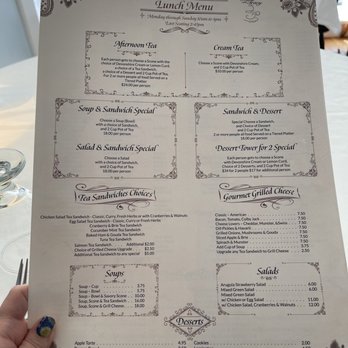 Tea With Tracy - Menu - Tea Rooms Near Me - Seymour, Connecticut
