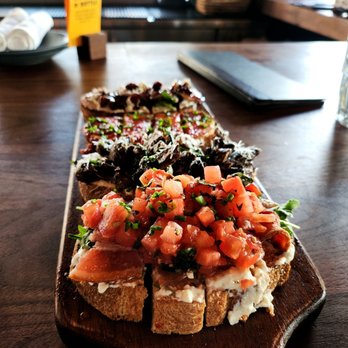 Postino Buckhead - Brushetta board: pear, mushroom, tomato - Wine Bars Near Me - Atlanta, Georgia Postino Buckhead - Brushetta board: pear, mushroom, tomato - Wine Bars Near Me - Atlanta, Georgia