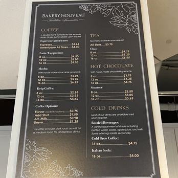 Bakery Nouveau - Menu - Bakeries Near Me - Seattle, Washington Bakery Nouveau - Menu - Bakeries Near Me - Seattle, Washington