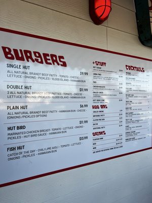 Menu photo 5 Hamburger Hut Encinitas, CA