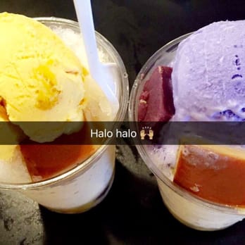 Matthew's Grill - Mango and ube halo halo to go! - Filipino Near Me - Gaithersburg, Maryland