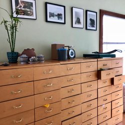 Four Season's Chinese Herb Shop & Acupuncture Clinic - Herb Cabinets.