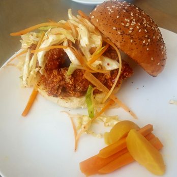 Bossie's Kitchen - Korean fried chicken sandwich - Wine Bars Near Me - Santa Barbara, California Bossie's Kitchen - Korean fried chicken sandwich - Wine Bars Near Me - Santa Barbara, California