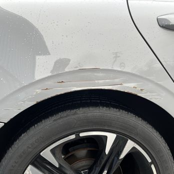 Christian Auto Body - Damaged quarter panel - Body Shops Near Me - Laurel, Maryland Christian Auto Body - Damaged quarter panel - Body Shops Near Me - Laurel, Maryland
