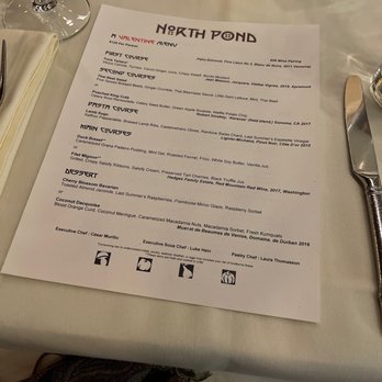 North Pond - tasting menu - New American Near Me - Chicago, Illinois North Pond - tasting menu - New American Near Me - Chicago, Illinois