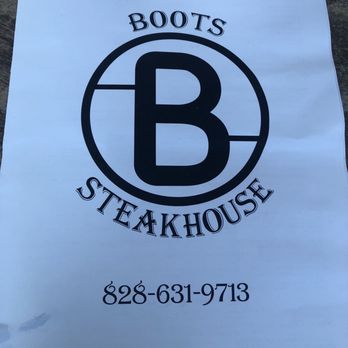 Boots Steakhouse - Menu - Steakhouses Near Me - Dillsboro, North Carolina Boots Steakhouse - Menu - Steakhouses Near Me - Dillsboro, North Carolina