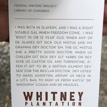 Whitney Plantation - Tour badge you get to keep - Museums Near Me - Wallace, Louisiana Whitney Plantation - Tour badge you get to keep - Museums Near Me - Wallace, Louisiana
