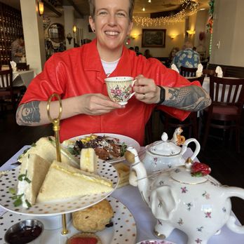 Chado Tea Room - Afternoon tea and Greek salad - Tea Rooms Near Me - Pasadena, California Chado Tea Room - Afternoon tea and Greek salad - Tea Rooms Near Me - Pasadena, California