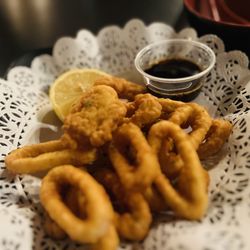 Sushi Boat - Calamari appetizer