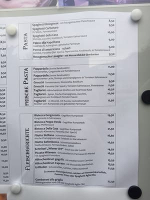 Menu photo 1 Pizzeria La Baia Cochem, RP