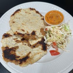 Flores Restaurant - 1 Pork pupusa