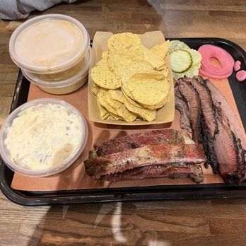 BBQ Station - Beef Brisket, Pork Ribs, Queso Dip, Mac & Cheese, Potato Salad. - Barbeque Near Me - Glendora, California