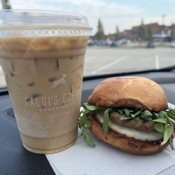 Kaldi’s Coffee - Cold brew coffee/Italian breakfast sandwich Now on a brioche bun instead of an English muffin. It doesn't work as well. - Coffee & Tea Near Me - Saint Charles, Missouri Kaldi’s Coffee - Cold brew coffee/Italian breakfast sandwich Now on a brioche bun instead of an English muffin. It doesn't work as well. - Coffee & Tea Near Me - Saint Charles, Missouri