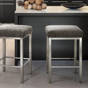 Dinettes by Design - Contemporary square backless metal counter or bar height stools - Furniture Stores Near Me - Pompano Beach, Florida Dinettes by Design - Contemporary square backless metal counter or bar height stools - Furniture Stores Near Me - Pompano Beach, Florida