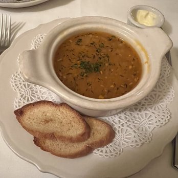 Maison Lacour - Seafood soup - French Near Me - Baton Rouge, Louisiana Maison Lacour - Seafood soup - French Near Me - Baton Rouge, Louisiana