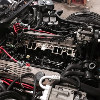 Little's Garage - This is an in action photo of a corvette motor coming apart we emailed to the vehicles owner - Auto Repair Near Me - Newark, Delaware